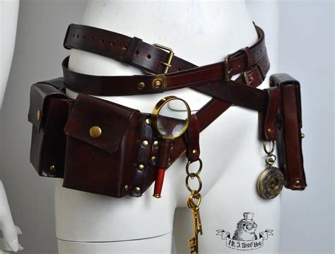 steampunk belt bag|steampunk belt value.